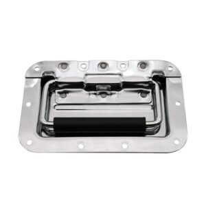 Huiding Flight Case Toolbox Hardware Parts Recessed Folding Stainless Steel Chest Carry Pull Handle