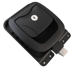 XK159 Keyless Password Zinc Alloy RV Door Lock for Camper with Polished Chrome Finish and Black Color