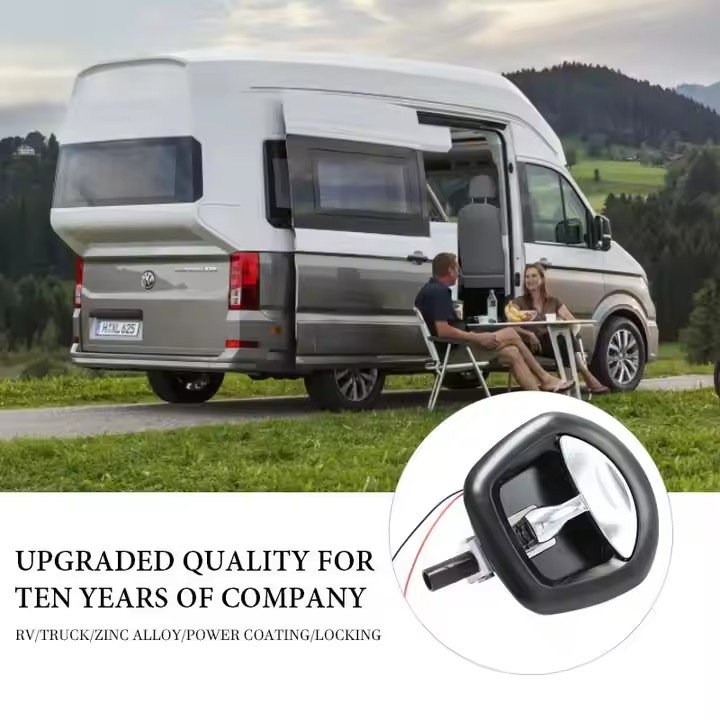 RV Toolbox Electricic T Handle Key Truck Canopy Locks Compression Latch Whale Tail Lock Rv Camper Compartment Door Lock - Image 7