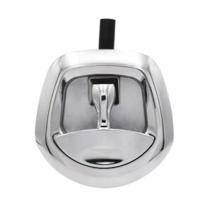 Whale Tail Handle Locks OEM Recessed Folding Handle Whale Tail Toolbox Lock Handle Paddle Lamp Lock for Heavy Duty Truck