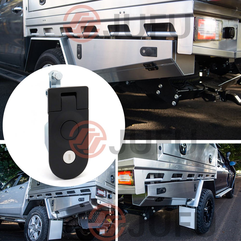 Horsebox Locker Lock Compression Locking Latch Plane Cabinet Lock with Equipment Push Button Compression Sealed Lever Latches - Image 7