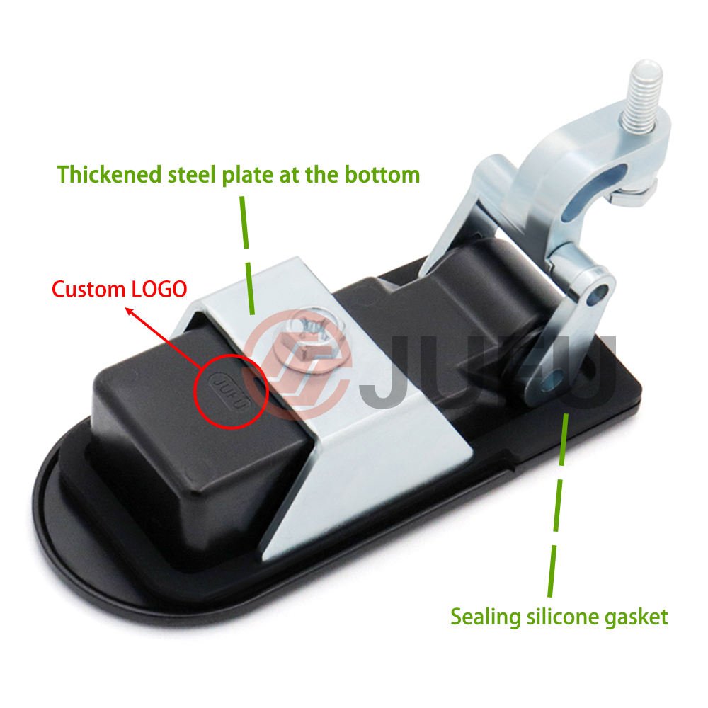 Horsebox Locker Lock Compression Locking Latch Plane Cabinet Lock with Equipment Push Button Compression Sealed Lever Latches - Image 5