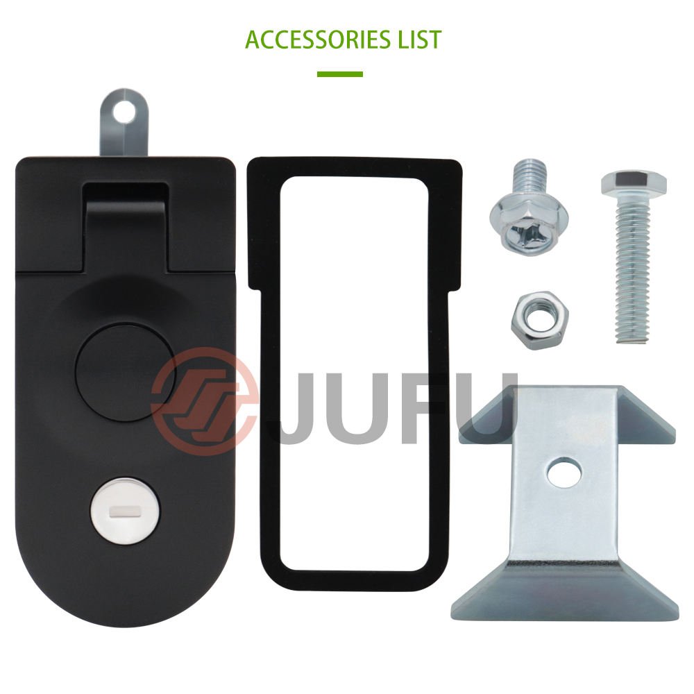 Horsebox Locker Lock Compression Locking Latch Plane Cabinet Lock with Equipment Push Button Compression Sealed Lever Latches - Image 6