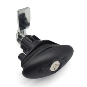 Compact High Safety Zinc Plated RV Accessories Nylon Plastic Cabin Door Lock Hatch Camper RV Caravan Kitchen Storage Door Lock